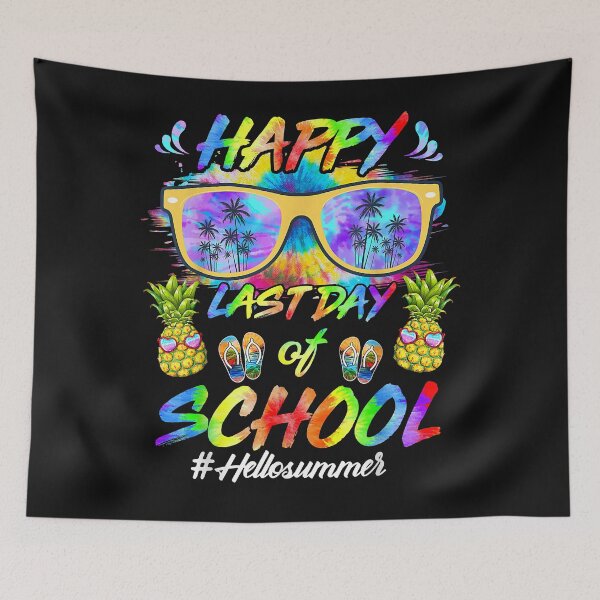 Item preview, Happy Last Day of School Hello Summer Students and Teachers designed and sold by ArthurClaessens.