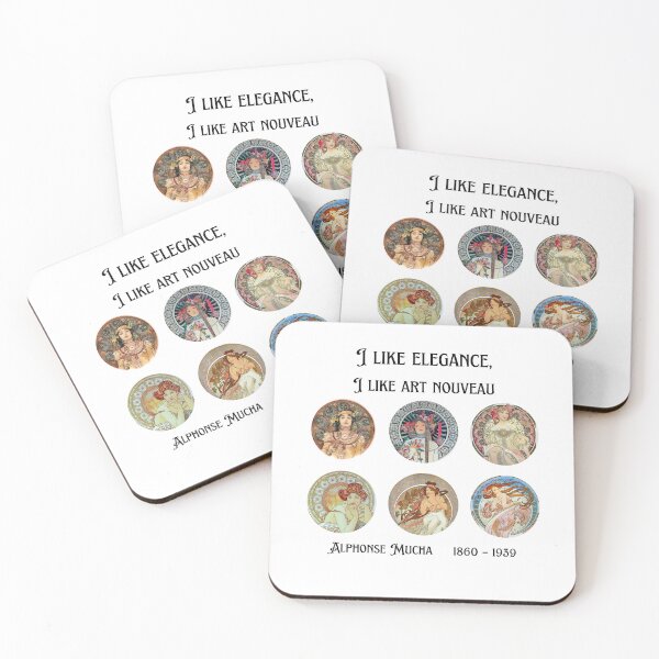 Item preview, Alphonse Mucha, Art Nouveau (light) designed and sold by Michael Dietrich.