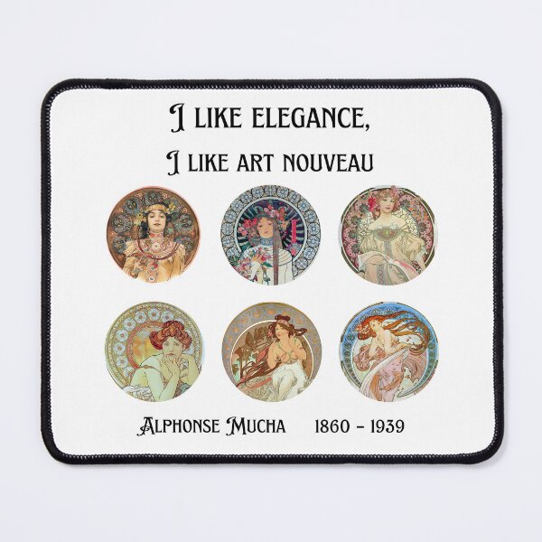 Item preview, Alphonse Mucha, Art Nouveau (light) designed and sold by Michael Dietrich.