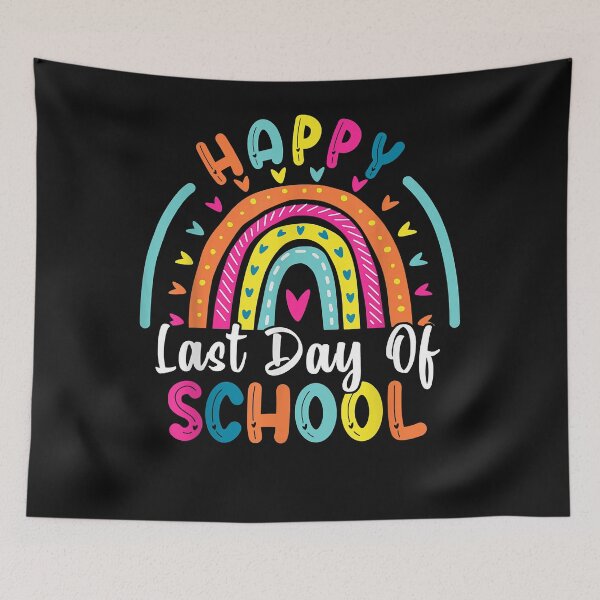 Item preview, Happy Last Day of School Teacher Student Graduation Rainbow designed and sold by ArthurClaessens.