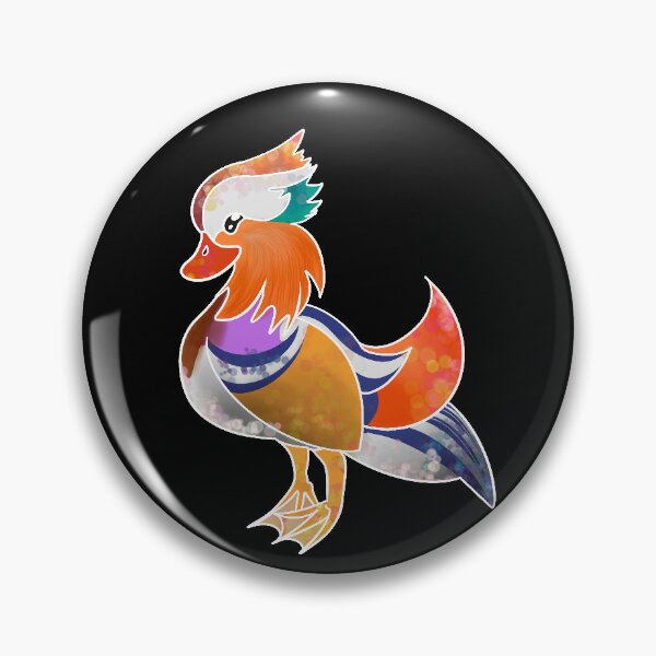 Item preview, Mandarin Duck Sparkly designed and sold by Lemonpai-here.