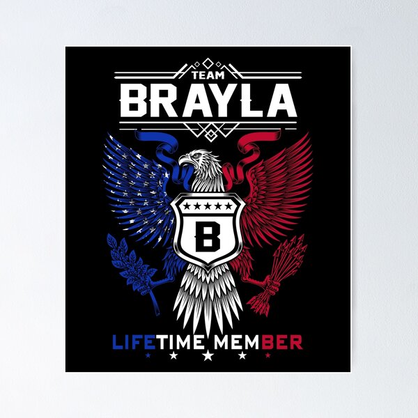 Item preview, Brayla Name T Shirt - Brayla Eagle Lifetime Member Gift Item Tee designed and sold by celiagomez456.