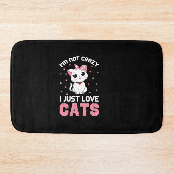 Item preview, i'm not crazy i just love cats designed and sold by Fislux.