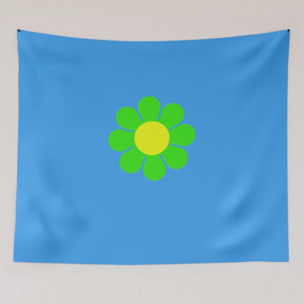 Item preview, Green Yellow Hippy Flower Daisy designed and sold by JanaWiesner.