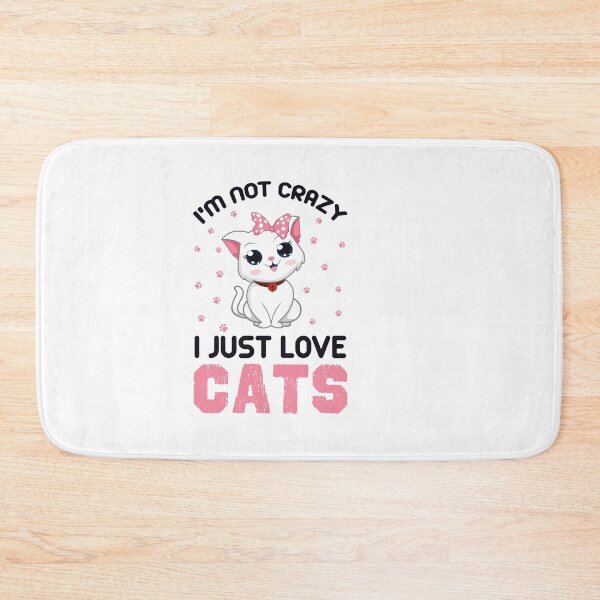 Item preview, i'm not crazy i just love cats designed and sold by Fislux.