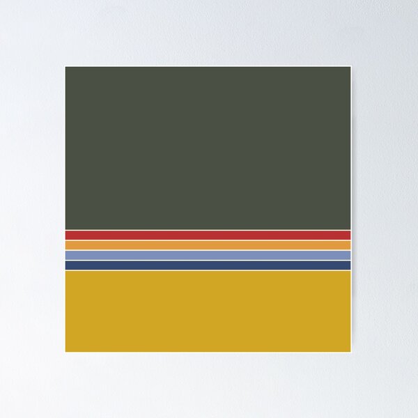 Item preview, 70s Minimalist Retro Stripes designed and sold by VintageRetroDep.