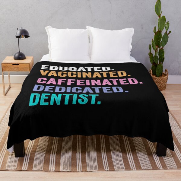 Item preview, Educated Vaccinated Caffeinated Dedicated Electrician shirt, Funny Electrician Christmas Gift designed and sold by xlnv.