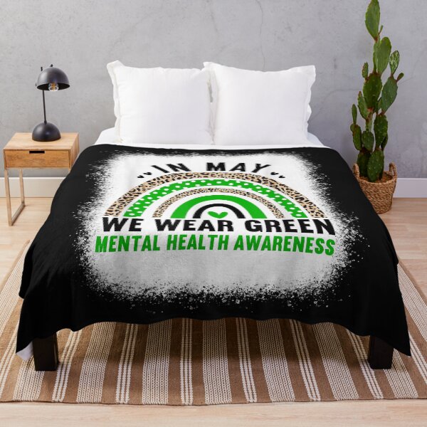 Item preview, In May We Wear Green - Rainbow Mental Health Awareness Month designed and sold by ArthurClaessens.