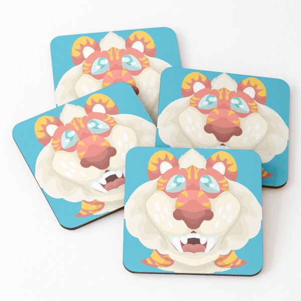 Item preview, Peaches and Cream Tiger designed and sold by pinyonarts.