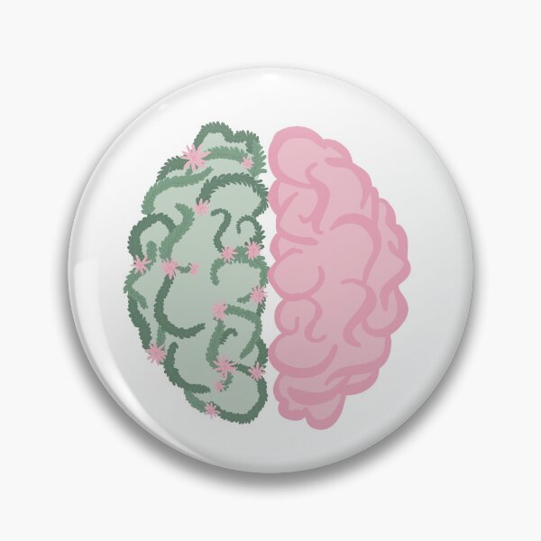 Item preview, Half Brain Half Flowers designed and sold by NaomiiiC.