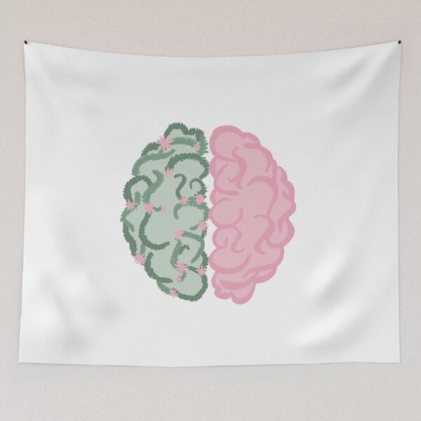 Item preview, Half Brain Half Flowers designed and sold by NaomiiiC.