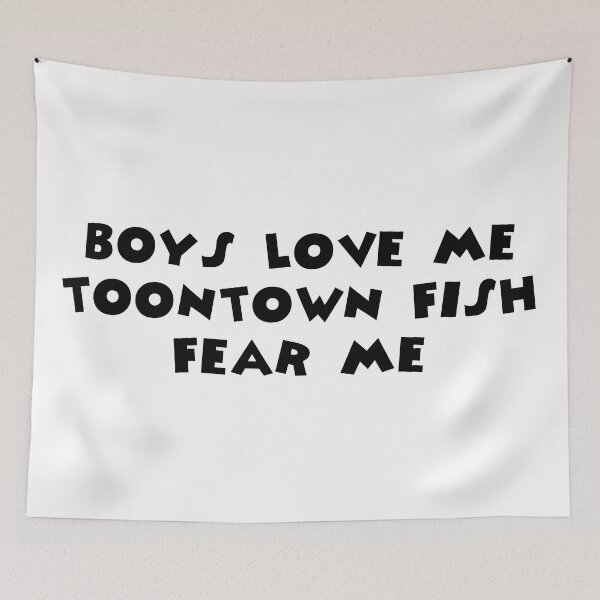 Item preview, Boys Love Me, Toontown Fish Fear Me designed and sold by TooningAround.