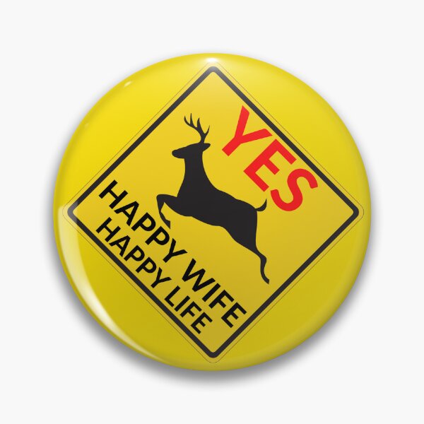 Item preview, YES DEER HAPPY WIFE HAPPY LIFE designed and sold by RobbiesMusic.
