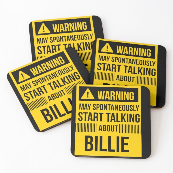 Item preview, warning may spontaneously start talking about billie designed and sold by celebteyz.