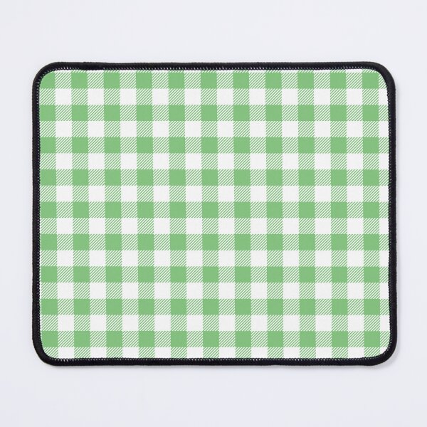 Item preview, Green and White Gingham Pattern | Pastel Green Gingham Check Pattern designed and sold by studio-OIOO.