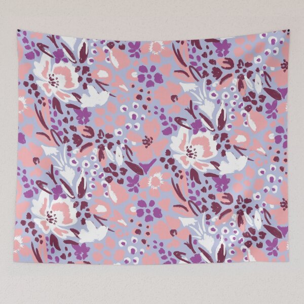 Item preview, Purple Floral Garden designed and sold by Carolina Diaz.