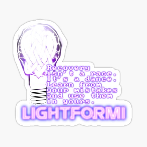 LIGHTforMI Merch Sticker