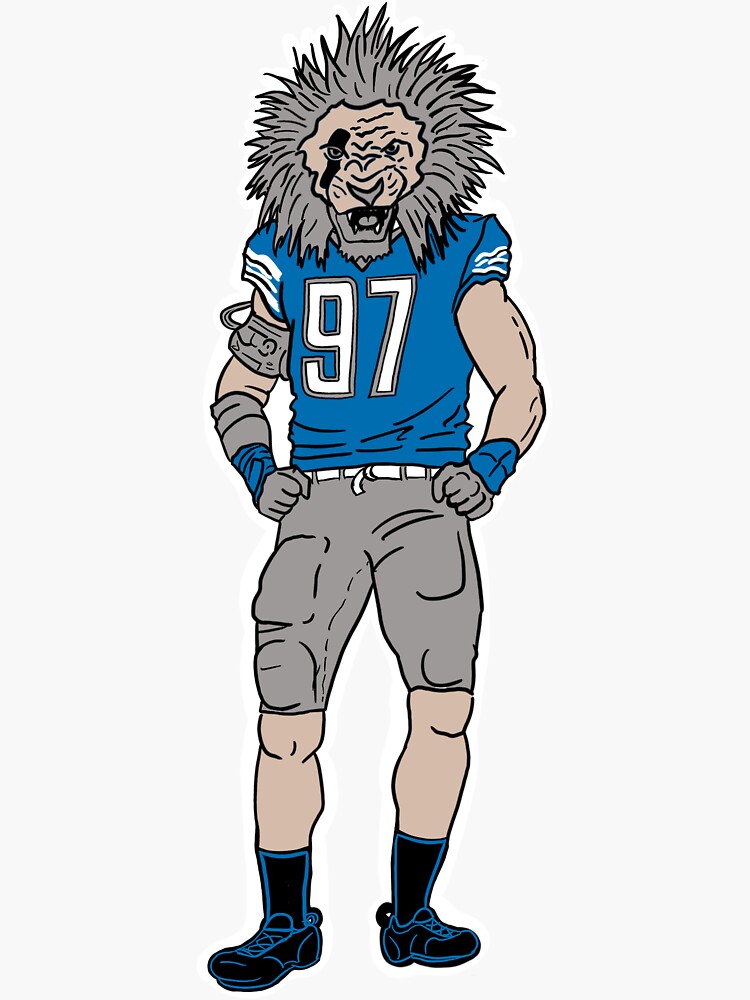 Download NFL Detroit Lions Aidan Hutchinson Digital Art Wallpaper