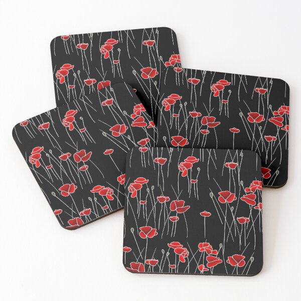 Item preview, Fine Line Poppy Pattern designed and sold by Crafted-Pear.