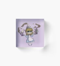 Alice, It's Tea Time! Acrylic Block