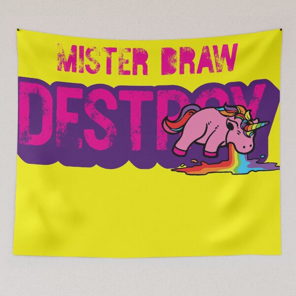 Item preview, MISTER DRAW DESTROY UNICORN designed and sold by Stanley Lambert.