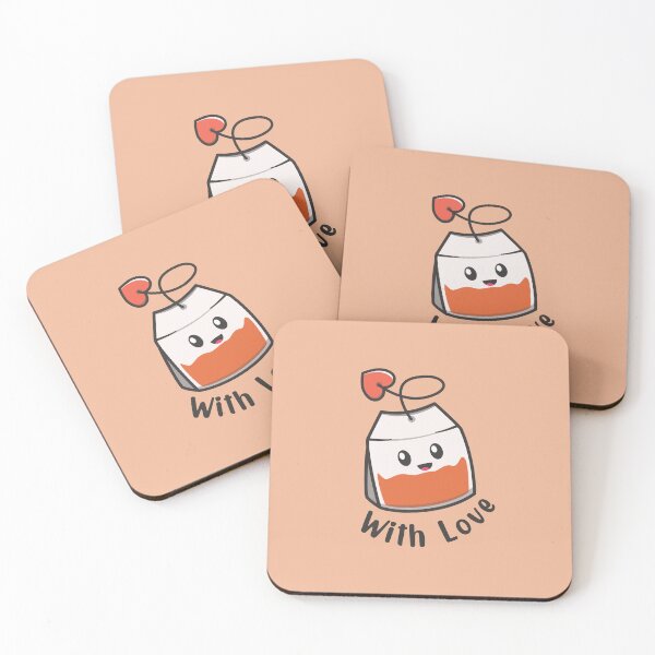 Item preview, Kawaii Teabag Cartoon With Love designed and sold by Abhishek Goldar.