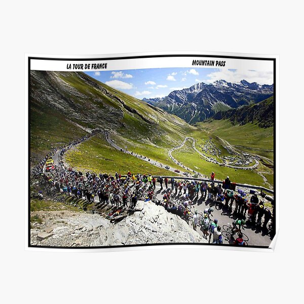 TOUR DE FRANCE: Vintage Bike Racing Print Poster