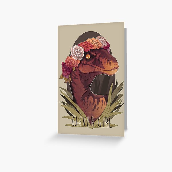 Clever Girl Greeting Card