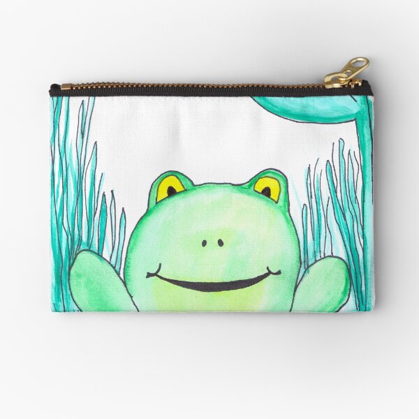 Happy Frog Zipper Pouch