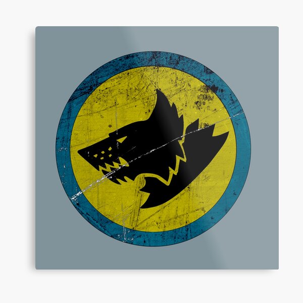 Space Wolves Icon Metal Print