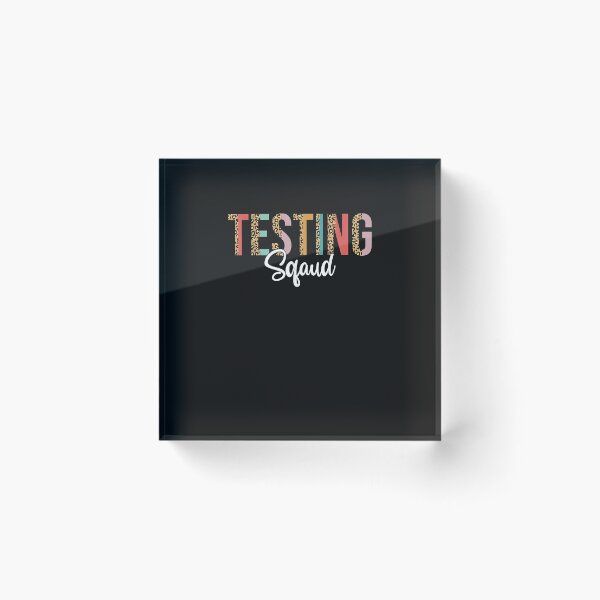 Item preview, Testing Squad Motivational Testing Day Leopard For Teachers designed and sold by ArthurClaessens.