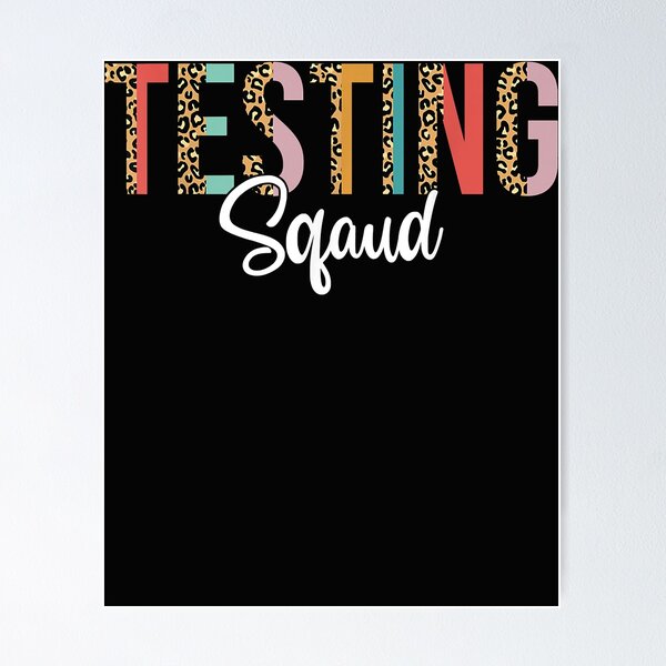 Item preview, Testing Squad Motivational Testing Day Leopard For Teachers designed and sold by ArthurClaessens.