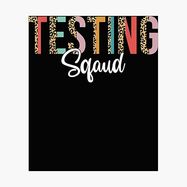 Item preview, Testing Squad Motivational Testing Day Leopard For Teachers designed and sold by ArthurClaessens.