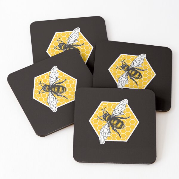 Item preview, Honeybee Honeycomb designed and sold by ValeriKroll.