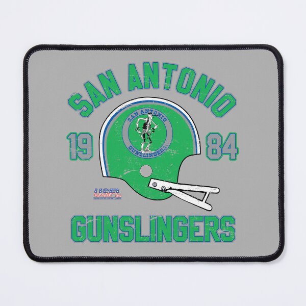Item preview, Distressed San Antonio Gunslingers Helmet designed and sold by TeeArcade84.