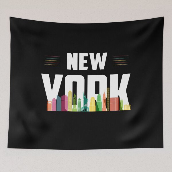 Item preview, Colorful NYC Skyline designed and sold by Cityscape-Guy.