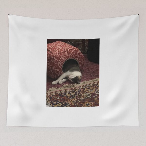 Item preview, Cute sleeping calico cat  designed and sold by FlowersAndMore.