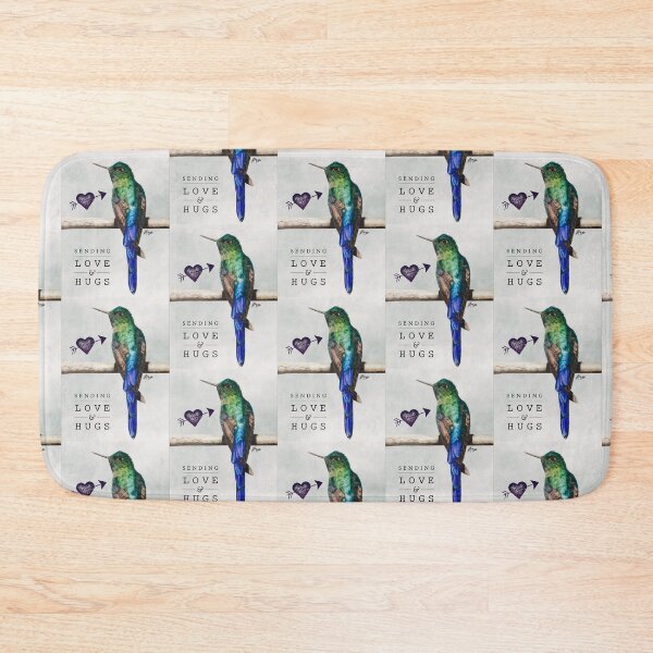 Item preview, Sending love and hugs | bird hummingbird  designed and sold by NathBros.
