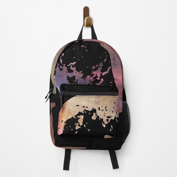 Item preview, purple and tan galaxy wolf howling at moon silhouette designed and sold by Zevy-Darling.