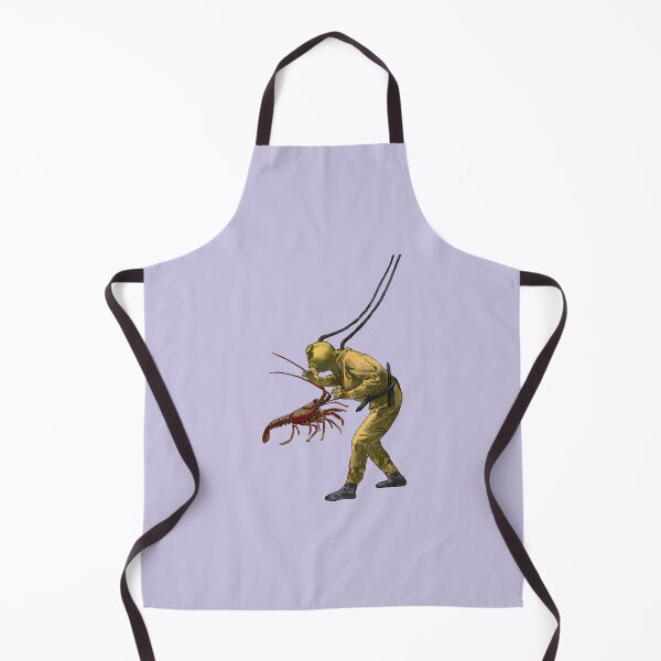 Item preview, Spiny Lobster and a Vintage Helmet Diver  designed and sold by urmaddad.