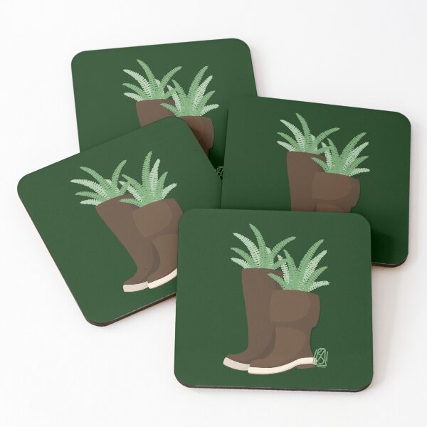 Item preview,  Rain Boot and Deer Fern  designed and sold by Krystal  Thomas.