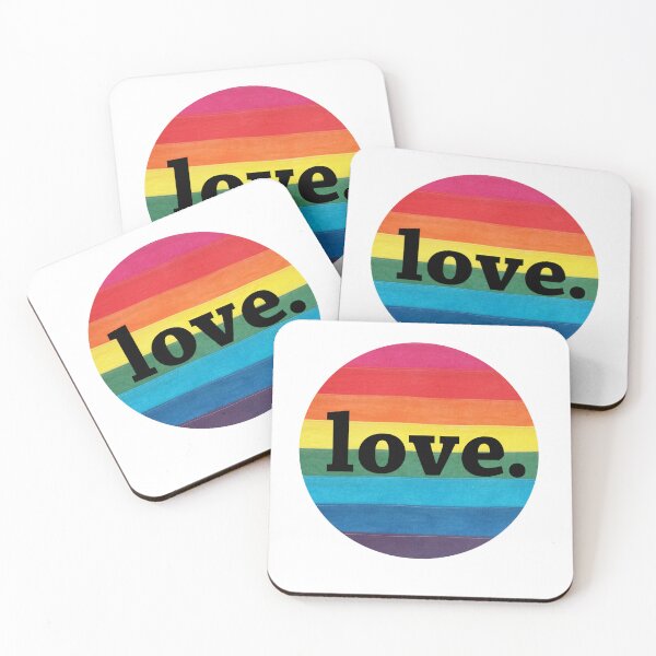 Item preview, Pride Sticker LGBT Rainbow Love is Love Laptop Hydro Stickers designed and sold by OneWorldLove.