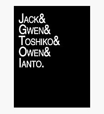 Torchwood Team Photographic Print