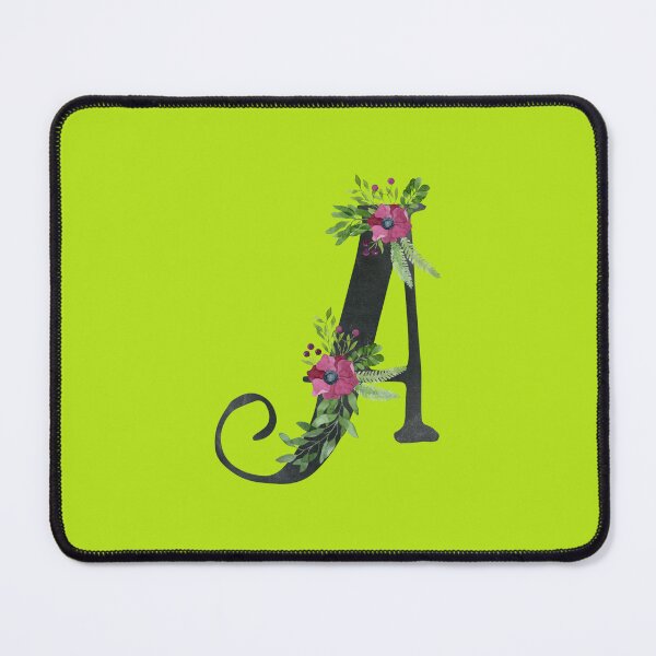 Item preview, Letter A with Floral Wreath designed and sold by DieterWirth.
