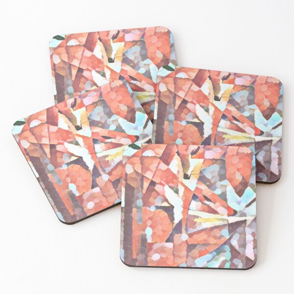 Item preview, Foxes in Abstract designed and sold by ChristCentered.