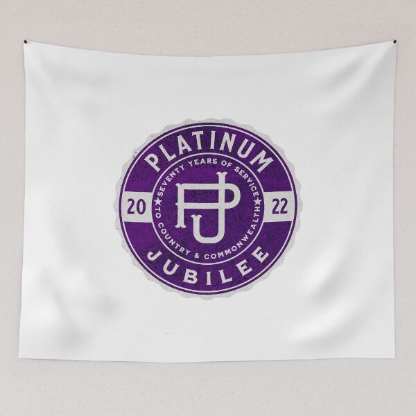 Item preview, Retro Distressed Design Platinum Jubilee Seventy Years of Service to Country and Commonwealth designed and sold by MimsTees.