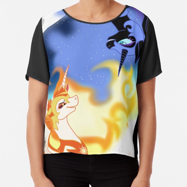 Daybreak and Nightmare Moon Chiffon Top