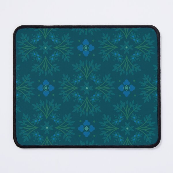 Item preview, Blue Floral Allover designed and sold by Sarah Thorpe Designs .