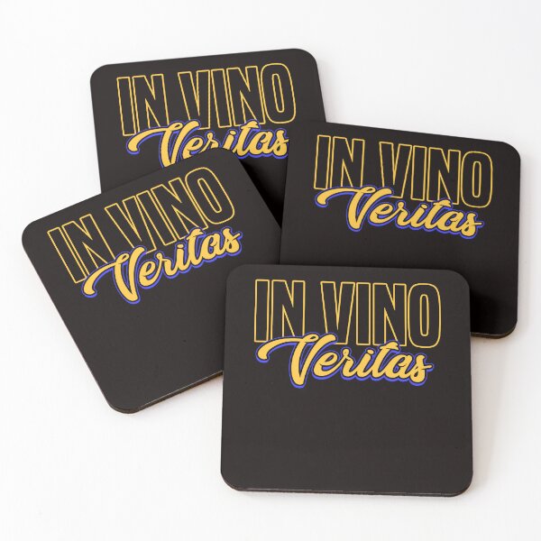 Item preview, In Vino Veritas Latin Language Phrase Drinking Wine Lover designed and sold by TomGiantDesigns.