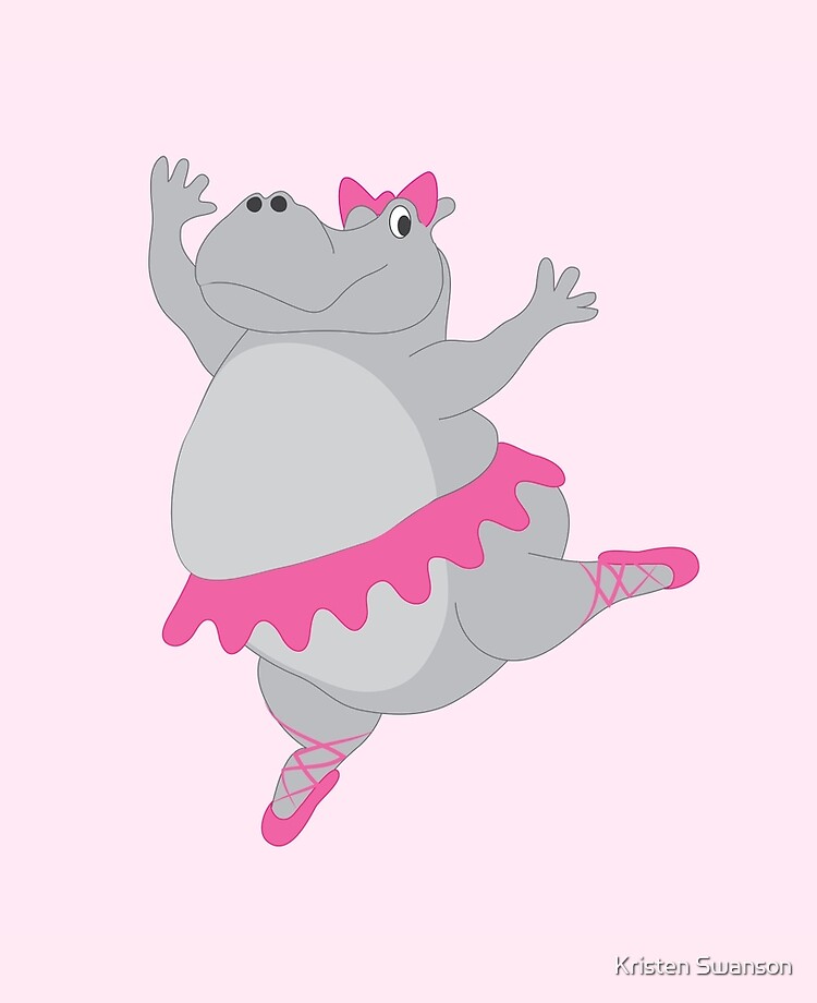 Download Hippo Ballerina Ipad Case Skin By Kristenswanson Redbubble